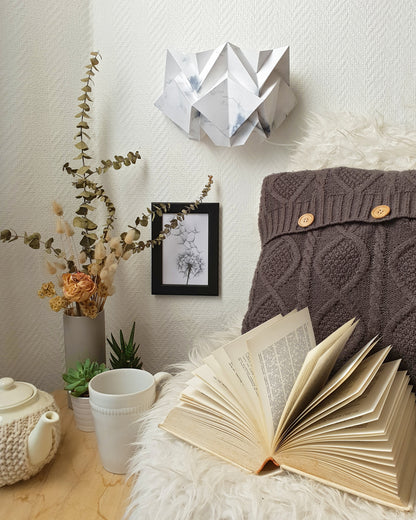 Applique murale Origami en Papier - Motif Hiver