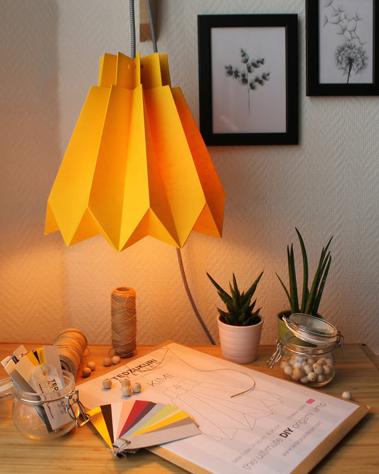 Suspension Origami en Papier - kit DIY