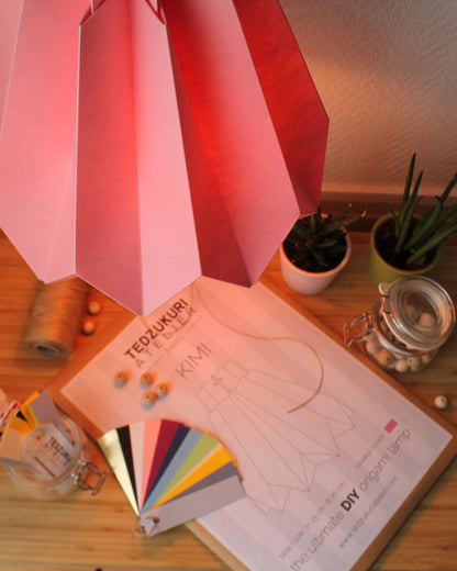 Origami Paper Pendant Light - DIY kit