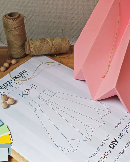 Suspension Origami en Papier - kit DIY
