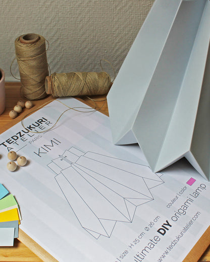 Suspension Origami en Papier - kit DIY