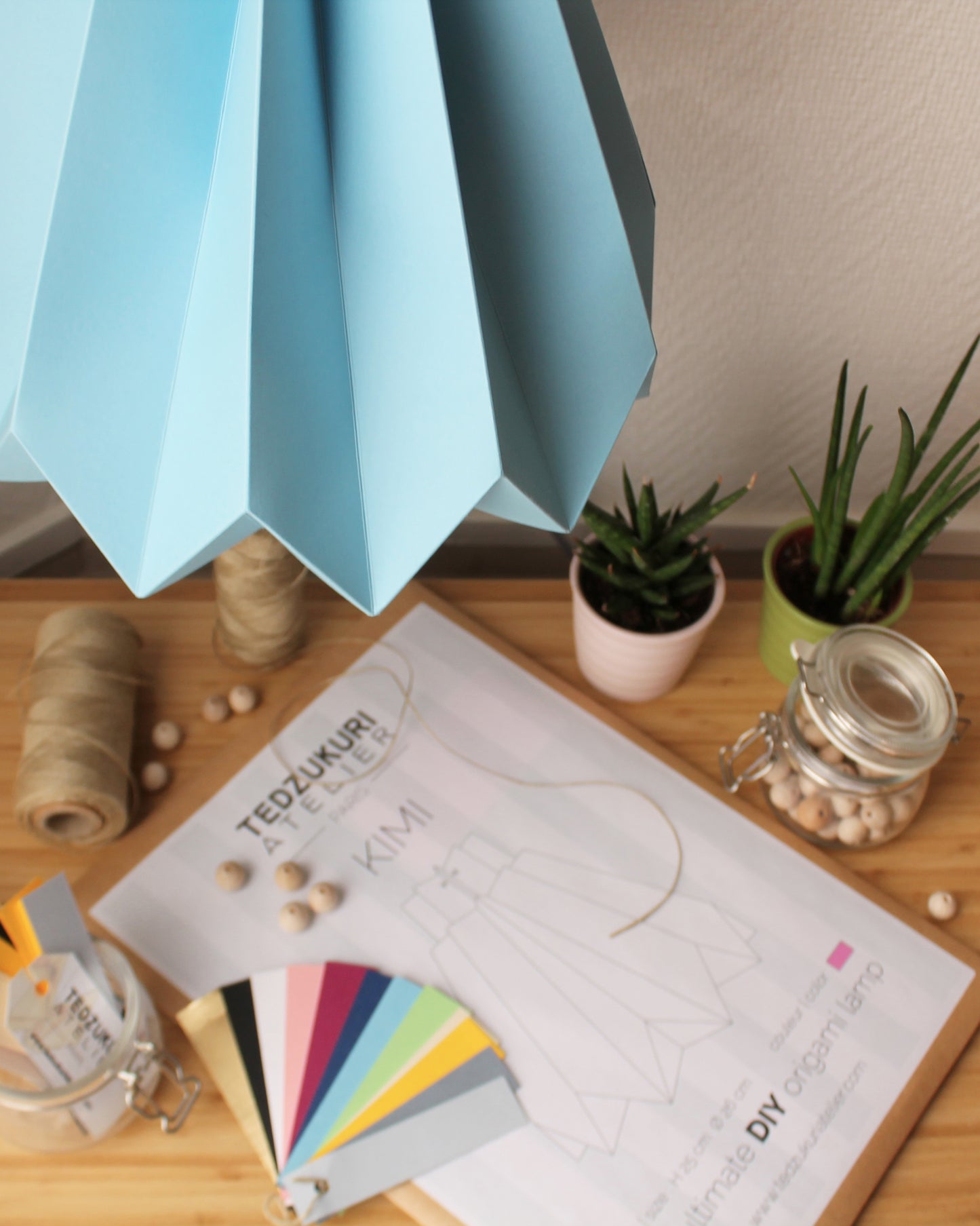 Origami Paper Pendant Light - DIY kit