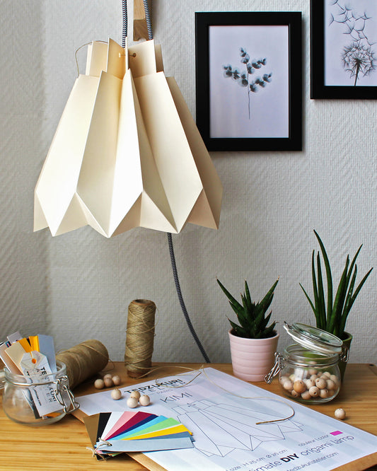 Suspension Origami en Papier - kit DIY