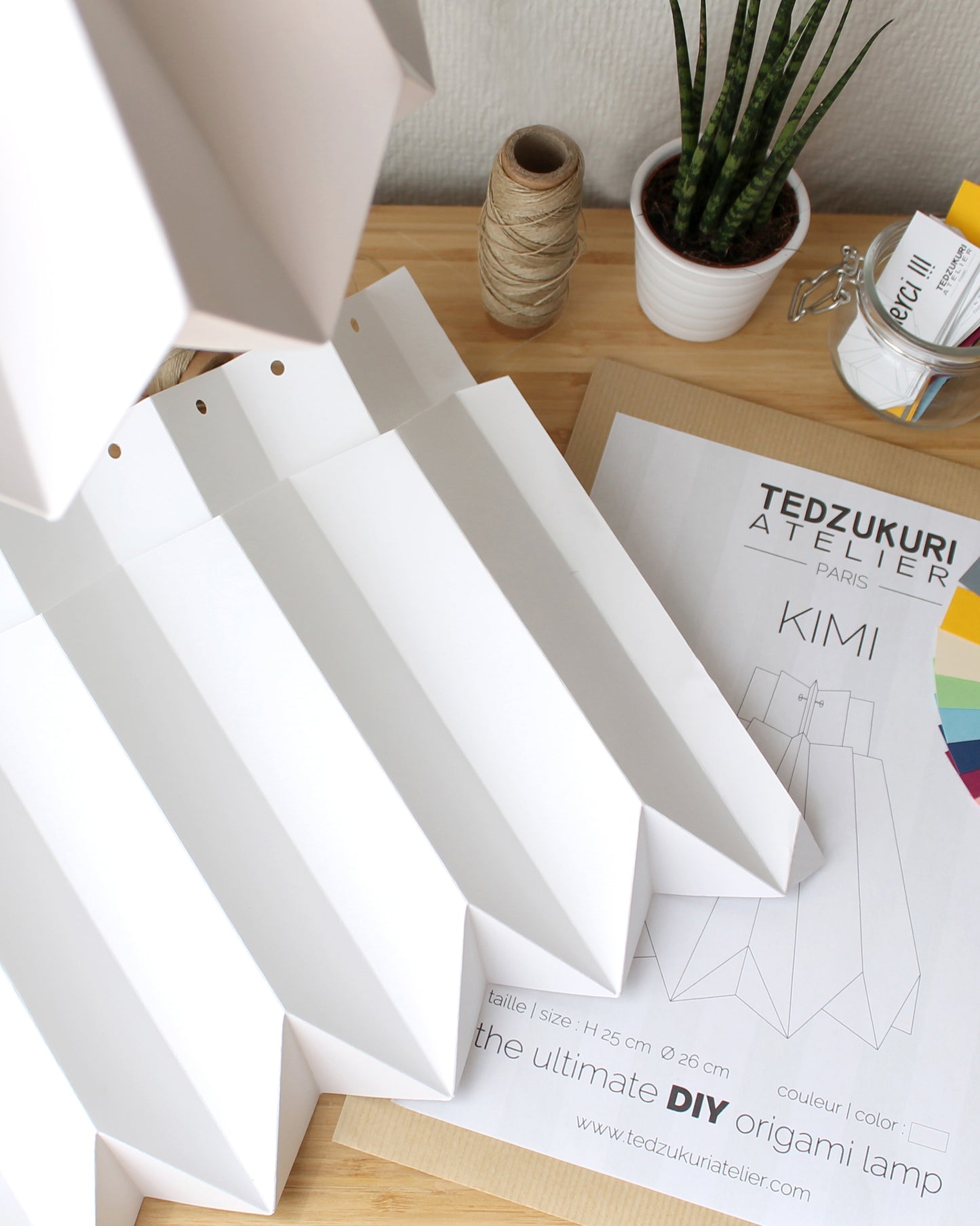 Suspension Origami en Papier - kit DIY