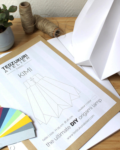 Suspension Origami en Papier - kit DIY