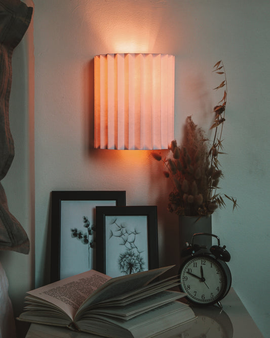 Applique Murale Origami – Luminaire en Papier, Fait Main