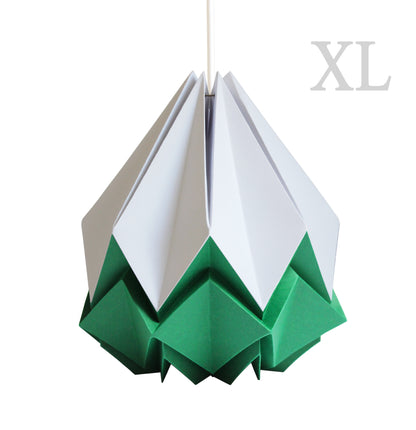 Suspension Origami Bicolore en Papier - Taille XL