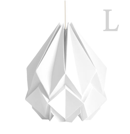 Suspension Origami Couleur Uni en Papier - Taille L