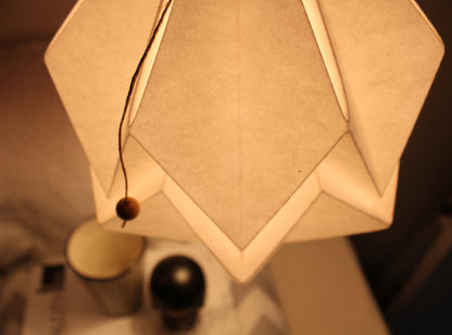 Suspension Origami Couleur Uni en Papier - Taille S