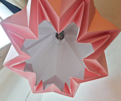 Suspension Origami Bicolore en Papier - Taille L