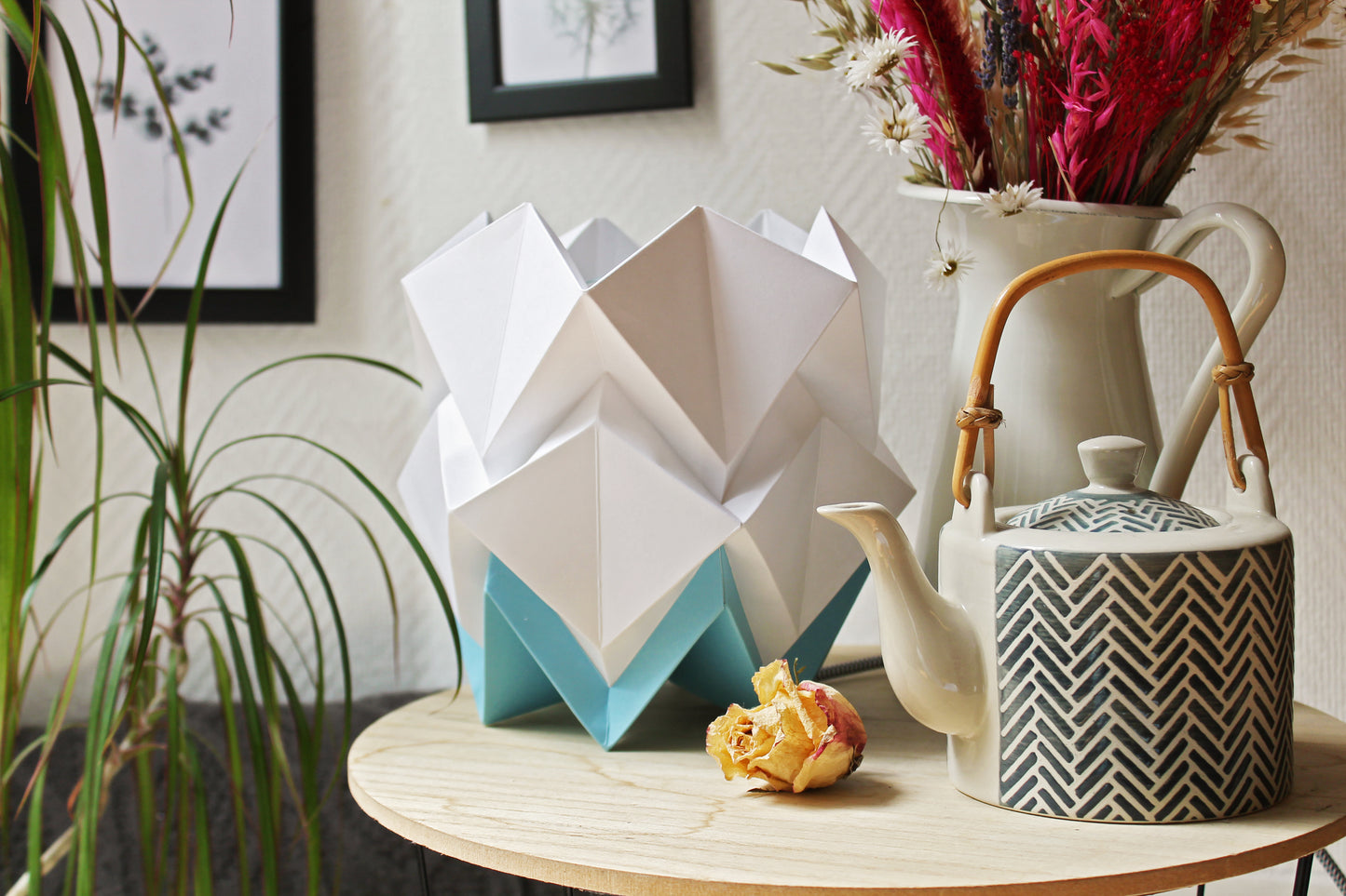 Origami Table Lamp in Paper - Size S