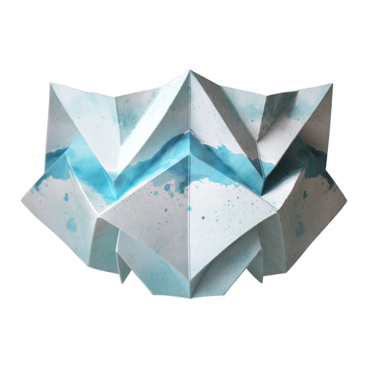Origami Wall Sconce in Paper - Summer