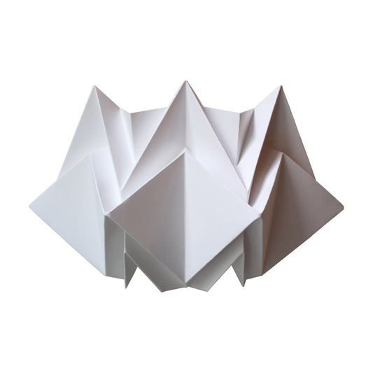 Origami Wall Sconce in Paper