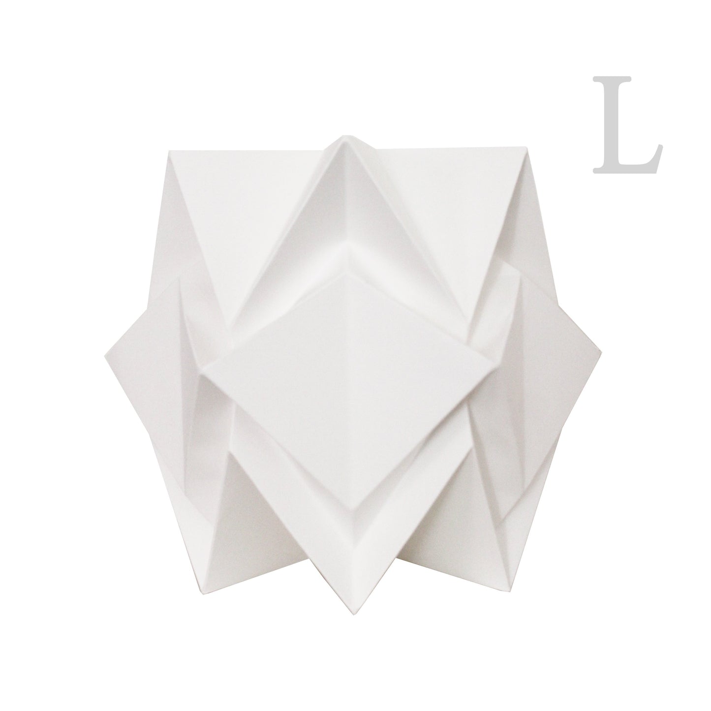 Origami Floor Lamp in Paper - Size L